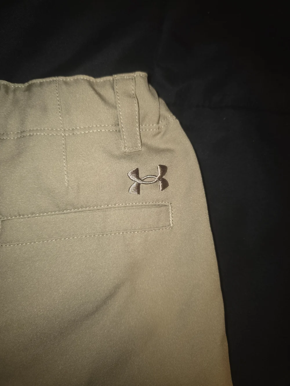 Under Armour Boys' Tan Elastic Waist Shorts
